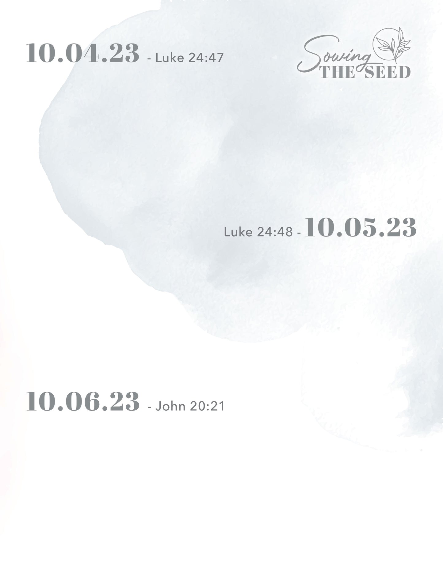 October 2023 - Scripture Writing Printable Journal