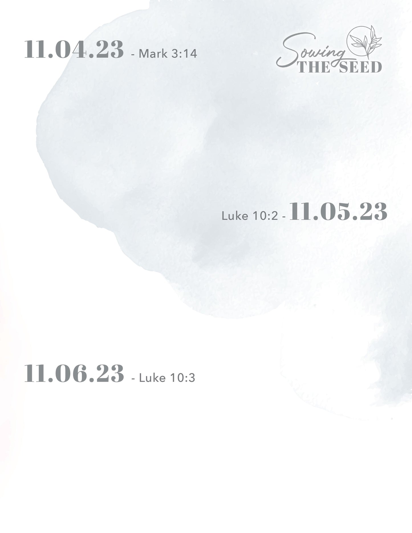 November 2023 - Scripture Writing Printable Journal