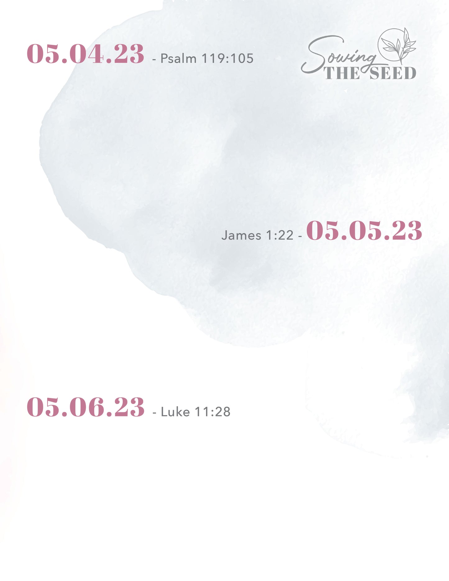 May 2023 - Scripture Writing Printable Journal