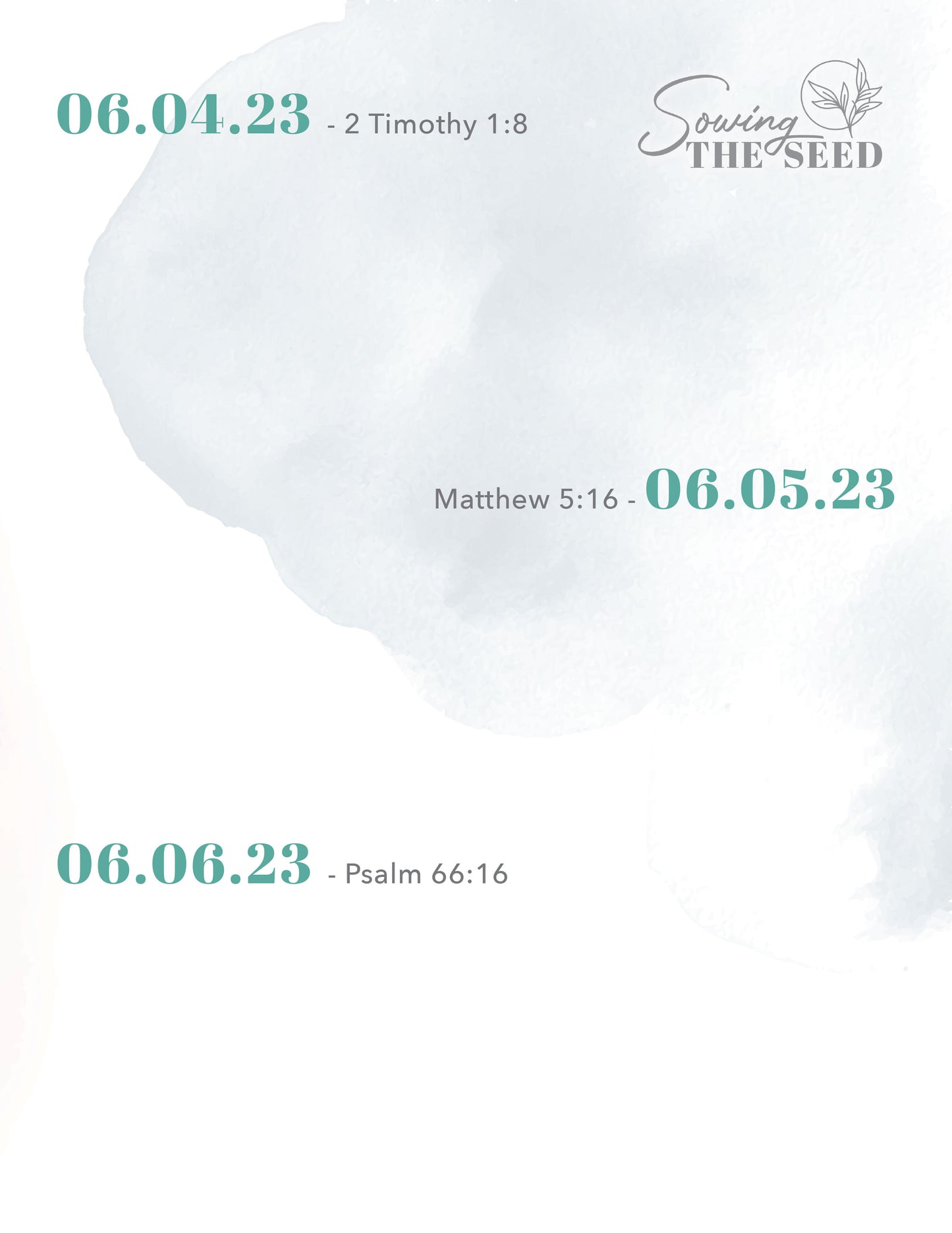 June 2023 - Scripture Writing Printable Journal