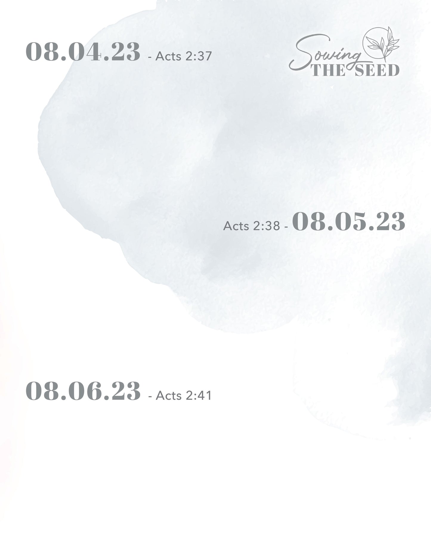 August 2023 - Scripture Writing Printable Journal