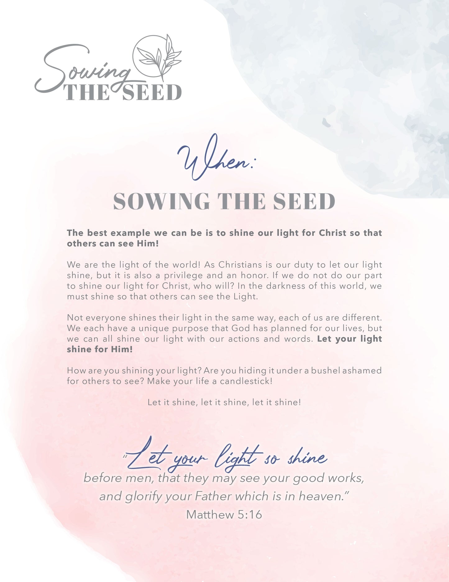 September 2023 - Scripture Writing Printable Journal