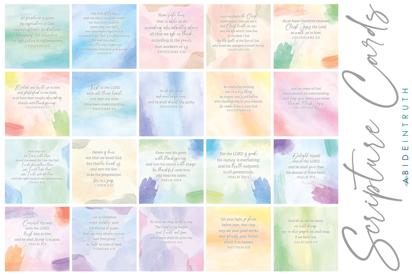 Scripture Cards - CARDS ONLY