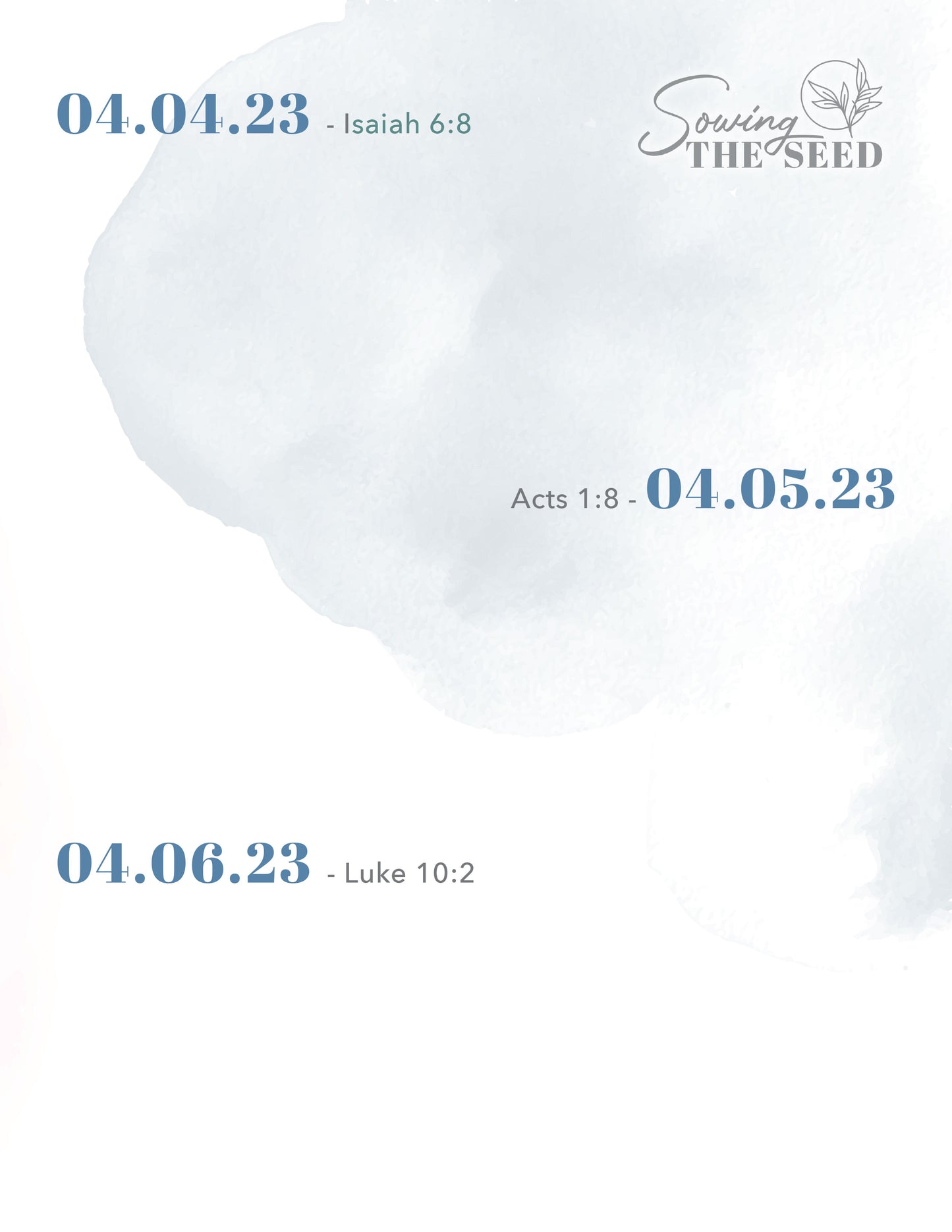 April 2023 - Scripture Writing Printable Journal