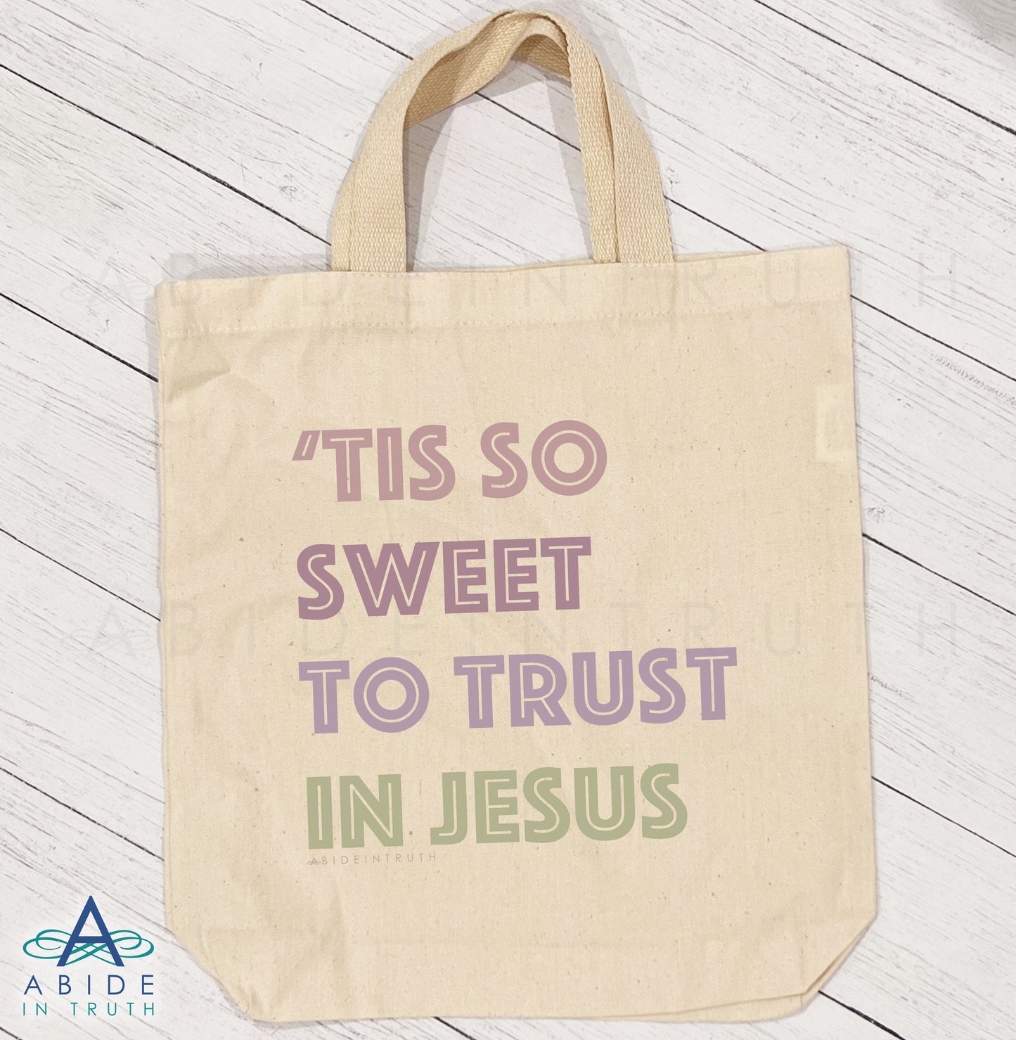 Tote Bag - 'Tis So Sweet To Trust In Jesus