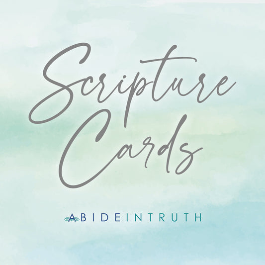 Scripture Cards - CARDS ONLY