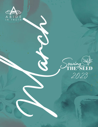 March 2023 - Scripture Writing Printable Journal