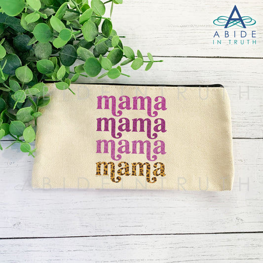 Tract Bags - Mama - Leopard Repeat
